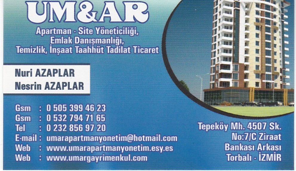 Umar Apartman Site Yönetim